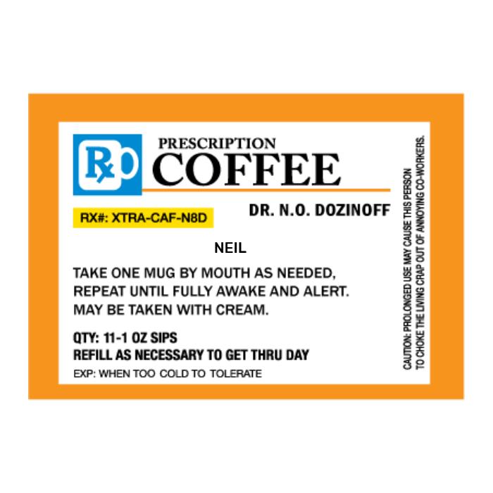 Prescription Coffee Mug
